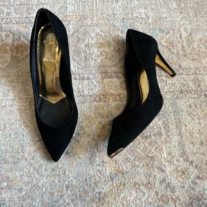 Ted Baker Black Suede Pumps